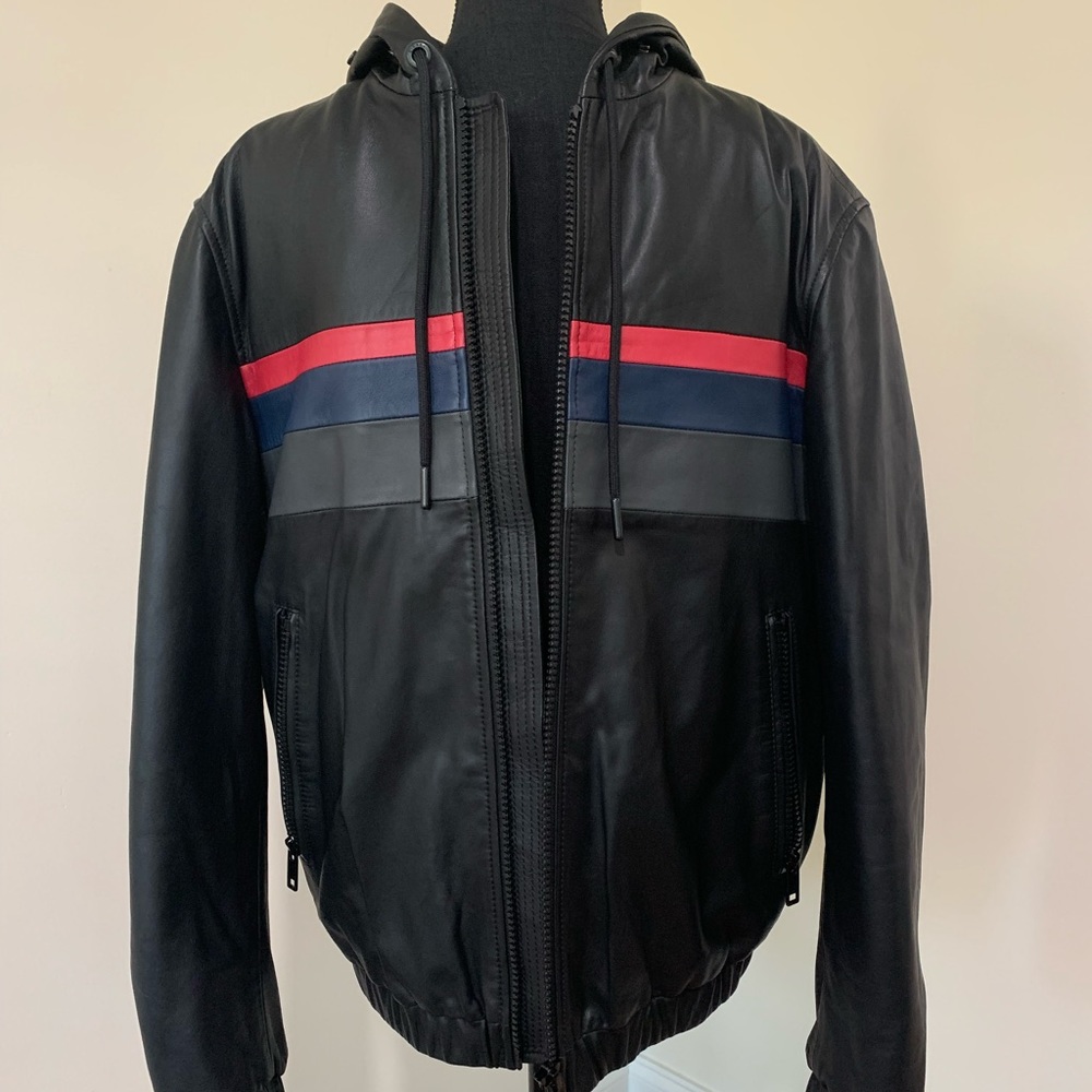 Mens Diesel sheepskin leather jacket